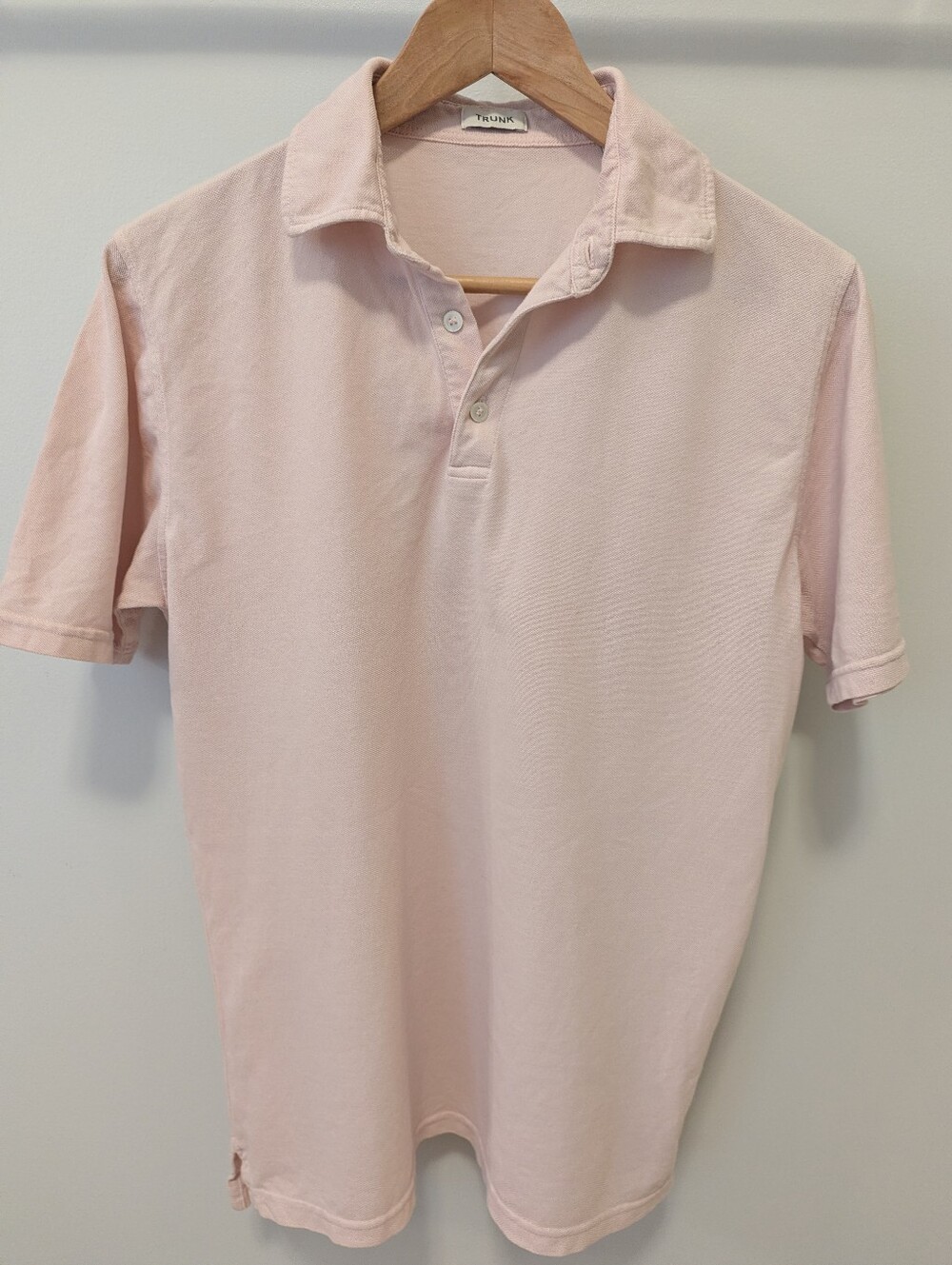 Trunk Pink Men's Polo Shirt Made In Portugal
